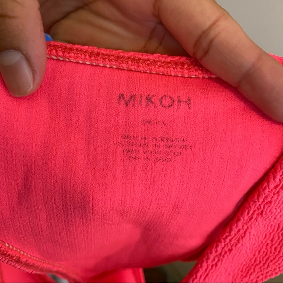 MIKOH - BIKINI BOTTOM CHEEKY PINK NEON - Picture 6 of 6